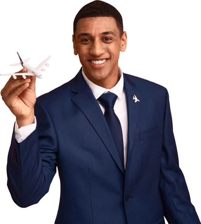 Immigration consultant holding a visa document