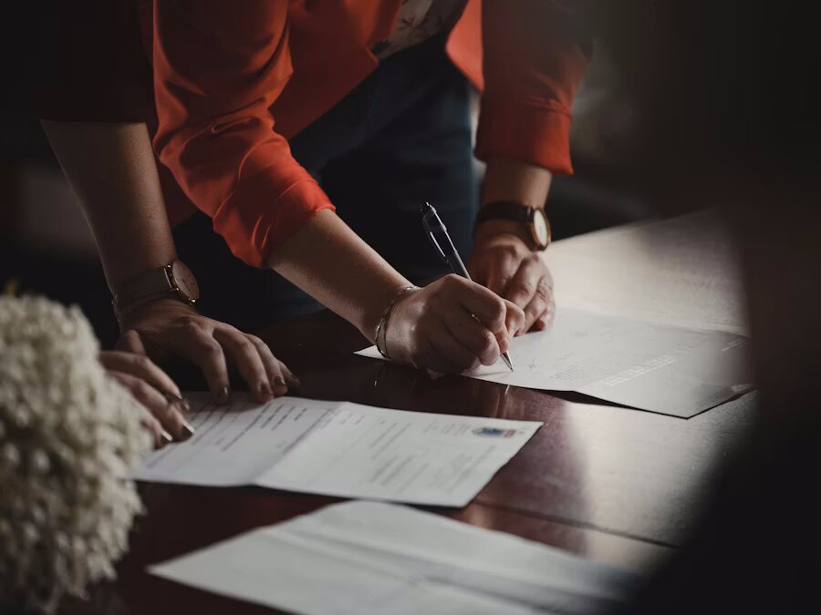 Reviewing and signing legal documents